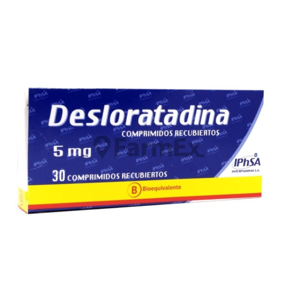 Desloratadina 5 mg x 30 comprimidos IPHSA